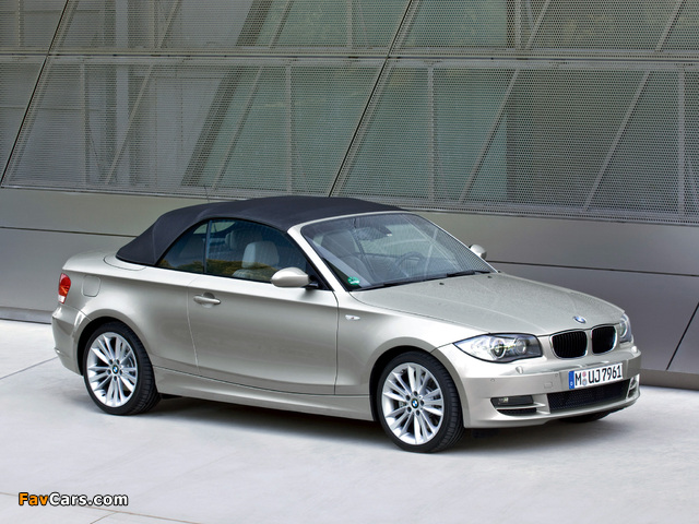 BMW 123d Cabrio (E88) 2008–10 photos (640 x 480)