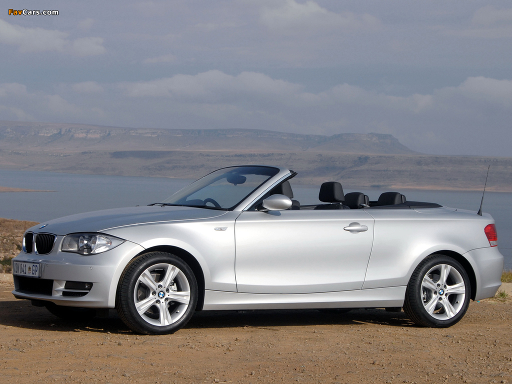 BMW 125i Cabrio ZA-spec (E88) 2008–10 photos (1024 x 768)