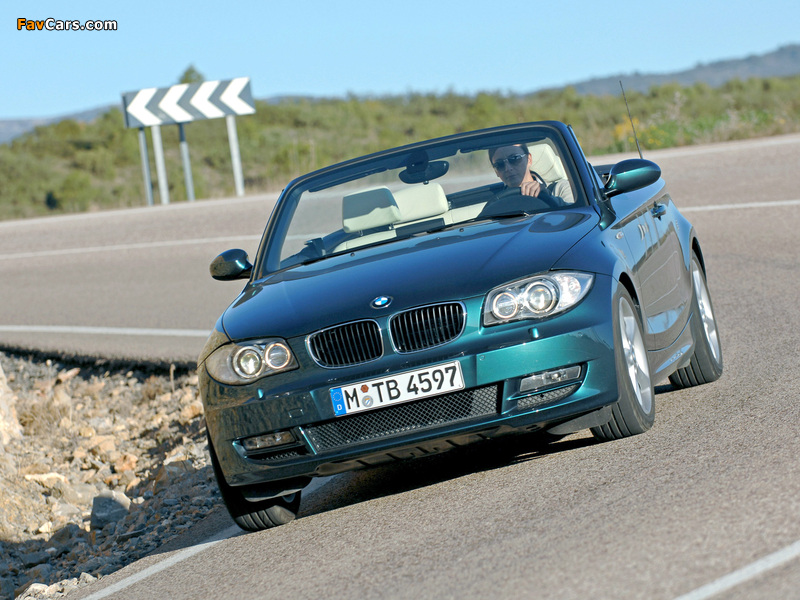 BMW 125i Cabrio (E88) 2008–10 pictures (800 x 600)