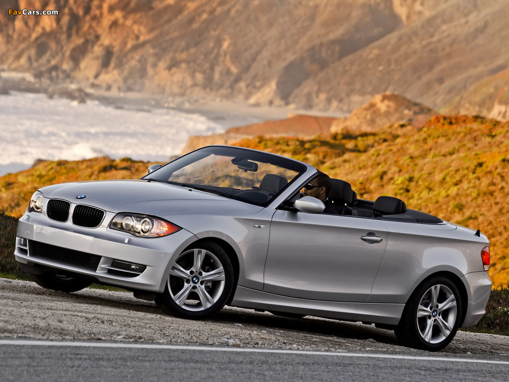 BMW 128i Cabrio US-spec (E88) 2008–10 pictures (1024 x 768)