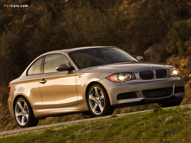 BMW 135i Coupe US-spec (E82) 2008–10 wallpapers (800 x 600)