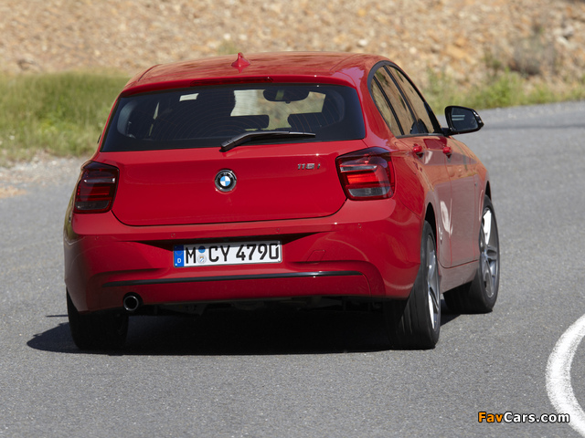 BMW 118i 5-door Sport Line (F20) 2011 images (640 x 480)