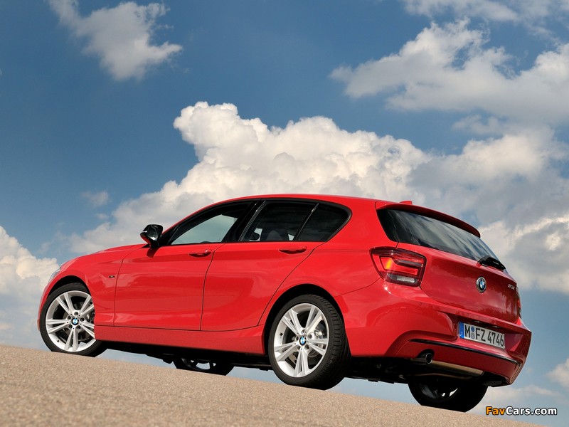 BMW 118i 5-door Sport Line (F20) 2011 images (800 x 600)