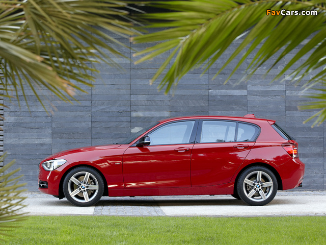 BMW 118i 5-door Sport Line (F20) 2011 images (640 x 480)