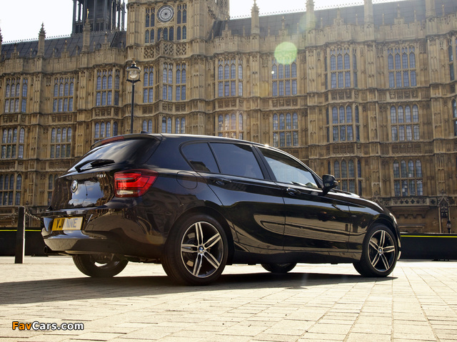 BMW 118i 5-door Sport Line UK-spec (F20) 2011 photos (640 x 480)
