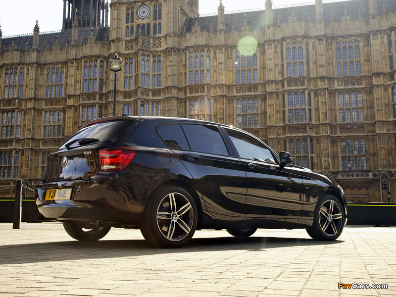 BMW 118i 5-door Sport Line UK-spec (F20) 2011 photos (800 x 600)