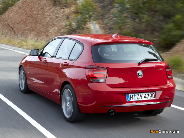 BMW 118i 5-door Sport Line (F20) 2011 photos (640 x 480)