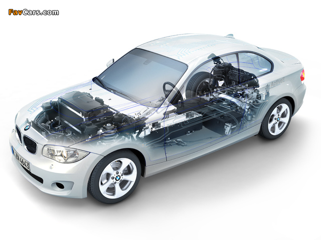 BMW 1 Series Coupe ActiveE Test Car (E82) 2011 photos (640 x 480)