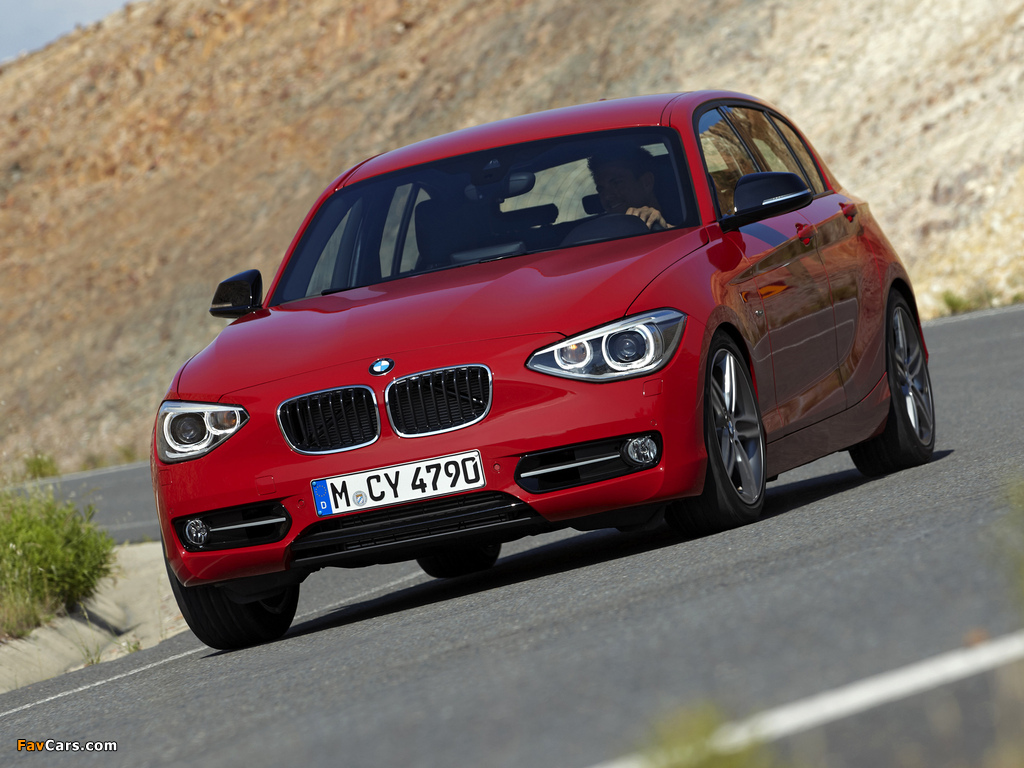 BMW 118i 5-door Sport Line (F20) 2011 pictures (1024 x 768)