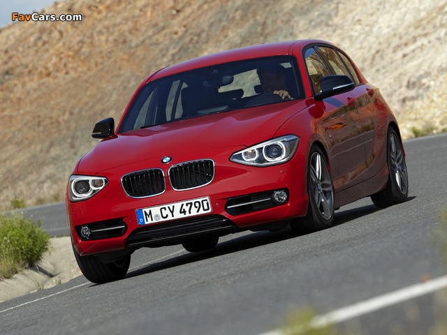 BMW 118i 5-door Sport Line (F20) 2011 pictures (640 x 480)