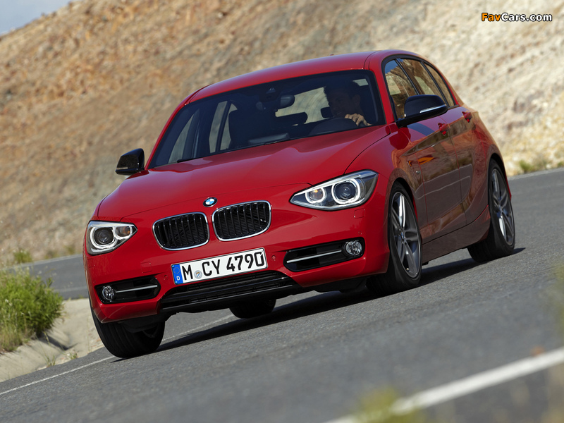 BMW 118i 5-door Sport Line (F20) 2011 pictures (800 x 600)