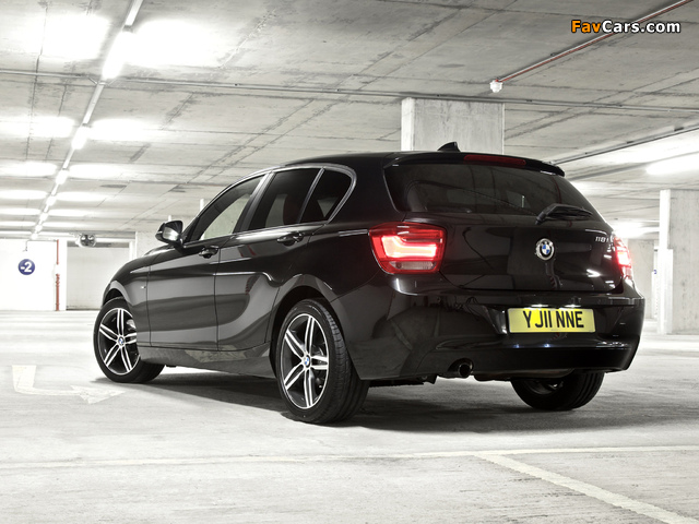 BMW 118i 5-door Sport Line UK-spec (F20) 2011 pictures (640 x 480)