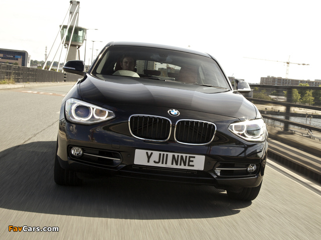 BMW 118i 5-door Sport Line UK-spec (F20) 2011 wallpapers (640 x 480)