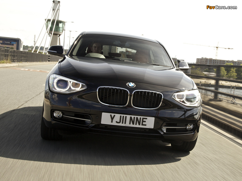 BMW 118i 5-door Sport Line UK-spec (F20) 2011 wallpapers (800 x 600)