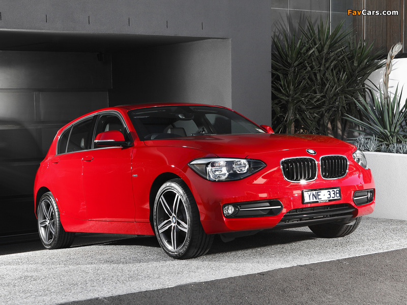 BMW 118d 5-door Sport Line AU-spec (F20) 2011 wallpapers (800 x 600)