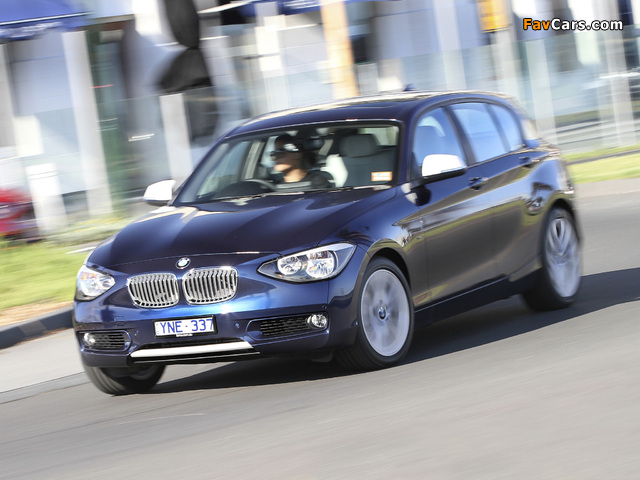 BMW 118i 5-door Urban Line AU-spec (F20) 2011 wallpapers (640 x 480)