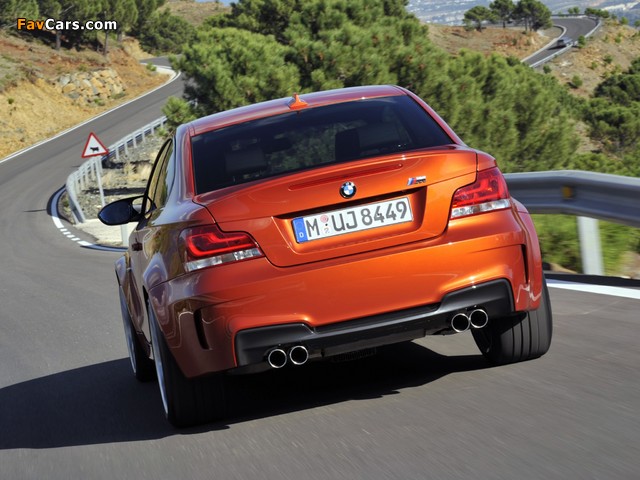 BMW 1 Series M Coupe (E82) 2011–12 wallpapers (640 x 480)
