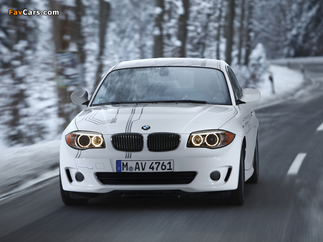 BMW 1 Series Coupe ActiveE Test Car (E82) 2011 wallpapers (640 x 480)
