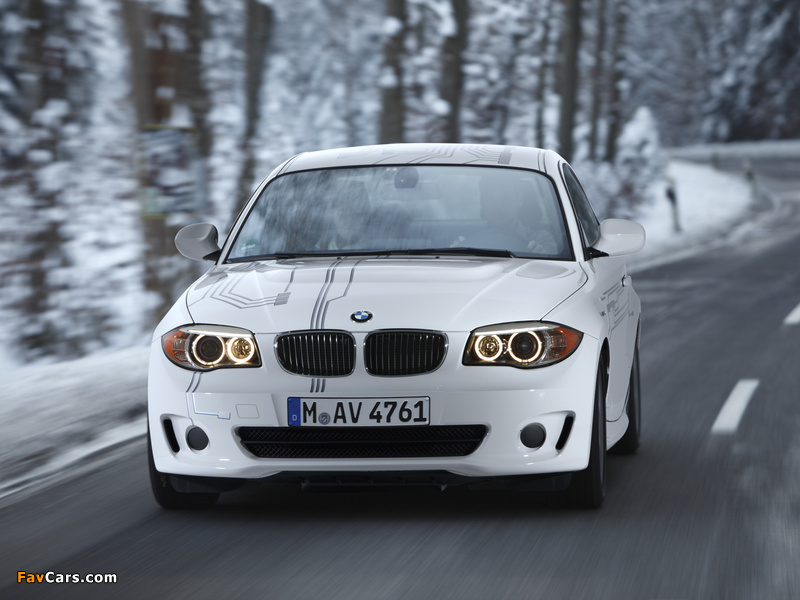 BMW 1 Series Coupe ActiveE Test Car (E82) 2011 wallpapers (800 x 600)