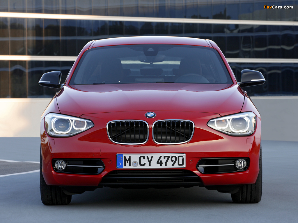 BMW 118i 5-door Sport Line (F20) 2011 wallpapers (1024 x 768)