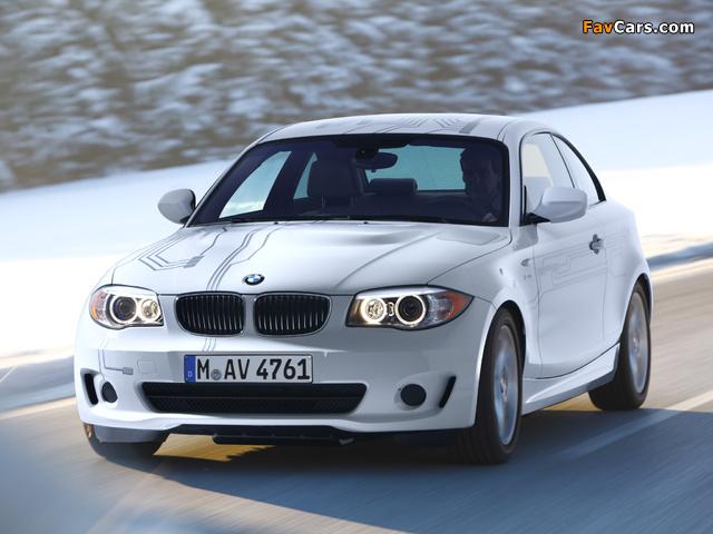 BMW 1 Series Coupe ActiveE Test Car (E82) 2011 wallpapers (640 x 480)