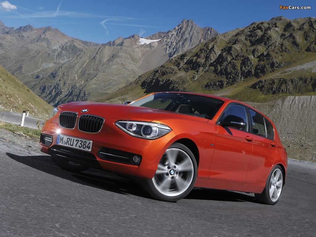 BMW 120d xDrive 5-door Sport Line (F20) 2012 images (1024 x 768)