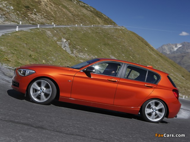 BMW 120d xDrive 5-door Sport Line (F20) 2012 photos (640 x 480)