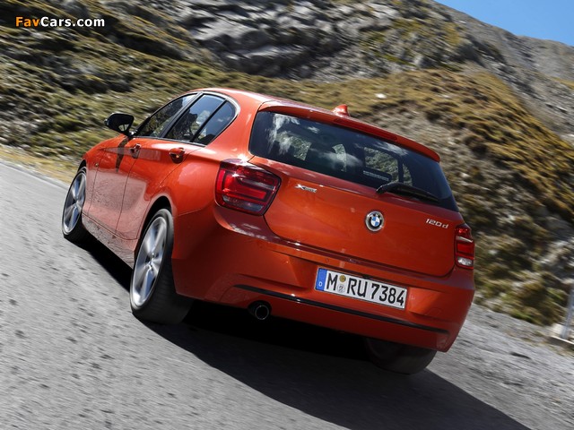 BMW 120d xDrive 5-door Sport Line (F20) 2012 photos (640 x 480)