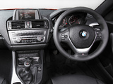 BMW 125i 5-door M Sports Package AU-spec (F20) 2012 photos