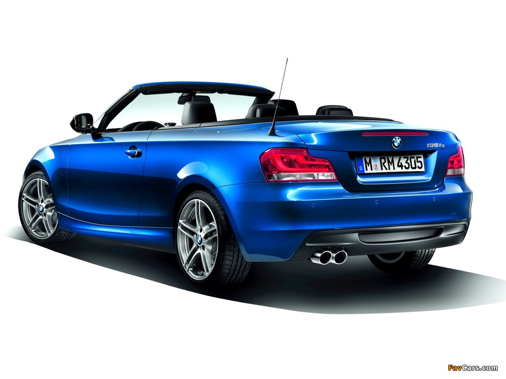 BMW 135is Cabrio (E88) 2012 pictures (1024 x 768)