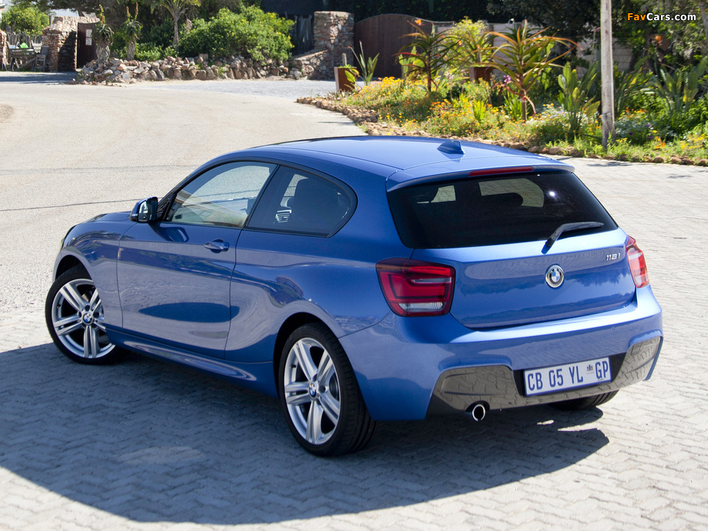 BMW 116i 3-door M Sports Package ZA-spec (F21) 2012 wallpapers (1024 x 768)