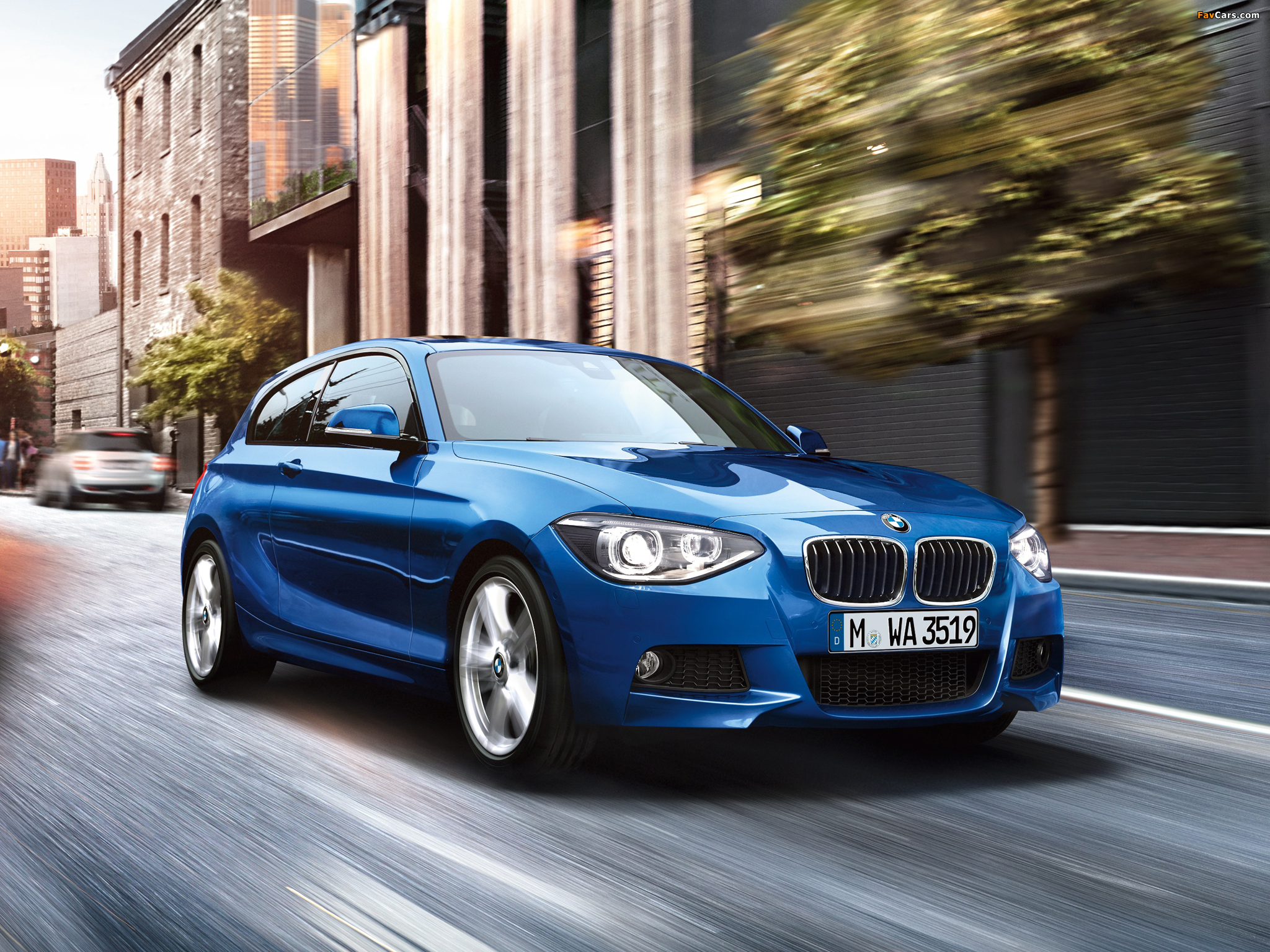 BMW 1 Series 3-door M Sports Package (F21) 2012 wallpapers (2048 x 1536)