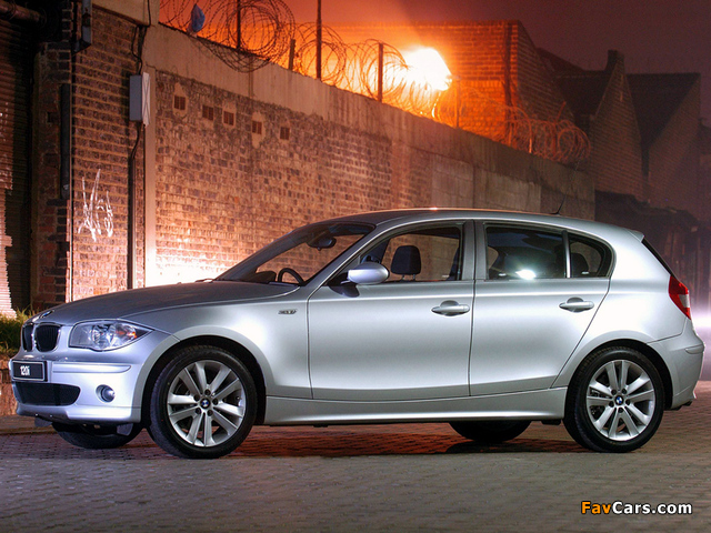 BMW 120i 5-door ZA-spec (E87) 2004–06 photos (640 x 480)