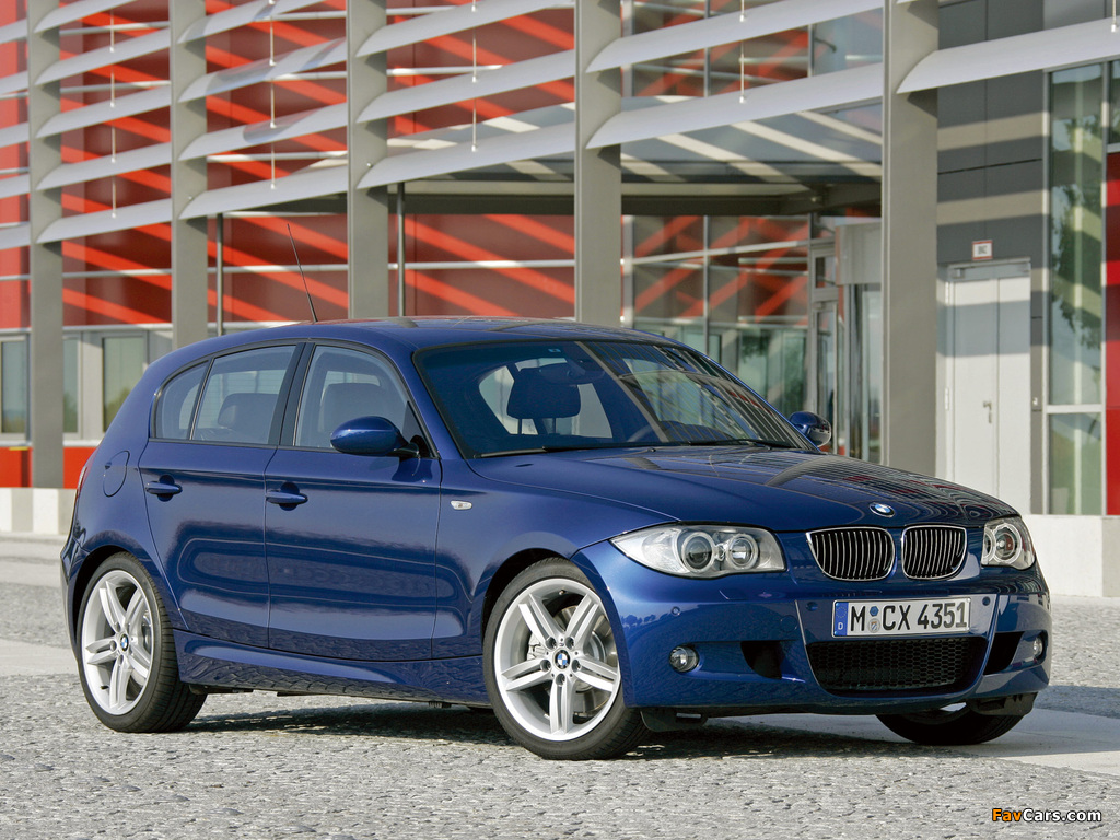 BMW 130i 5-door M Sports Package (E87) 2005 images (1024 x 768)