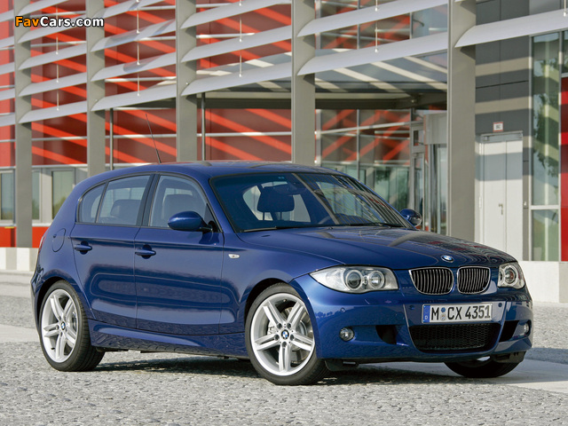 BMW 130i 5-door M Sports Package (E87) 2005 images (640 x 480)