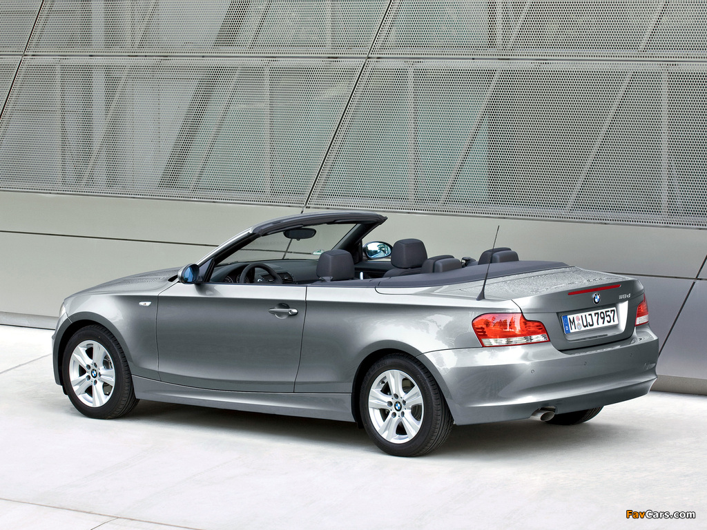 Images of BMW 118d Cabrio (E88) 2008–10 (1024 x 768)