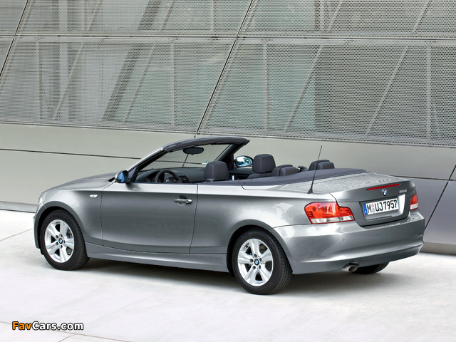 Images of BMW 118d Cabrio (E88) 2008–10 (640 x 480)