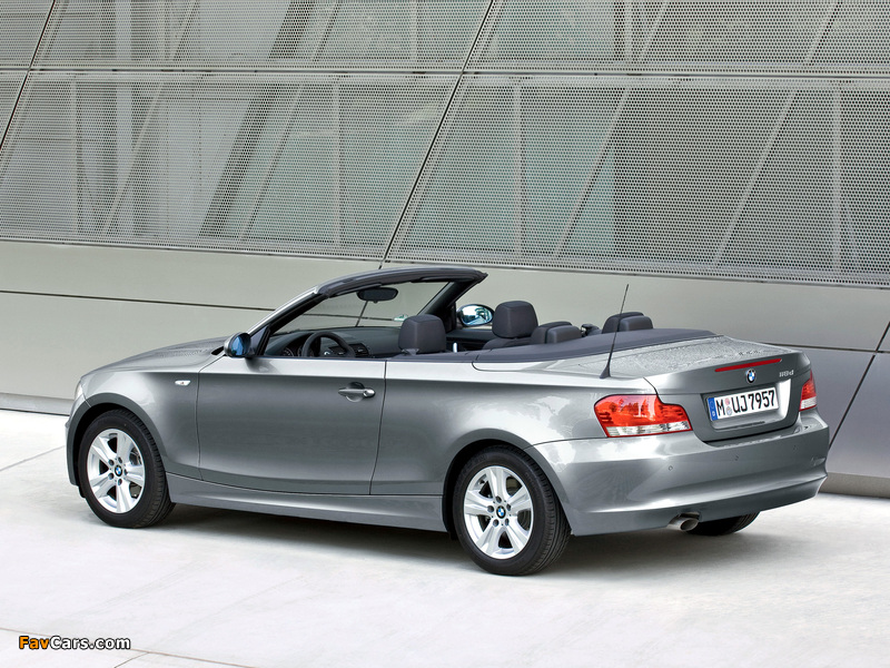 Images of BMW 118d Cabrio (E88) 2008–10 (800 x 600)