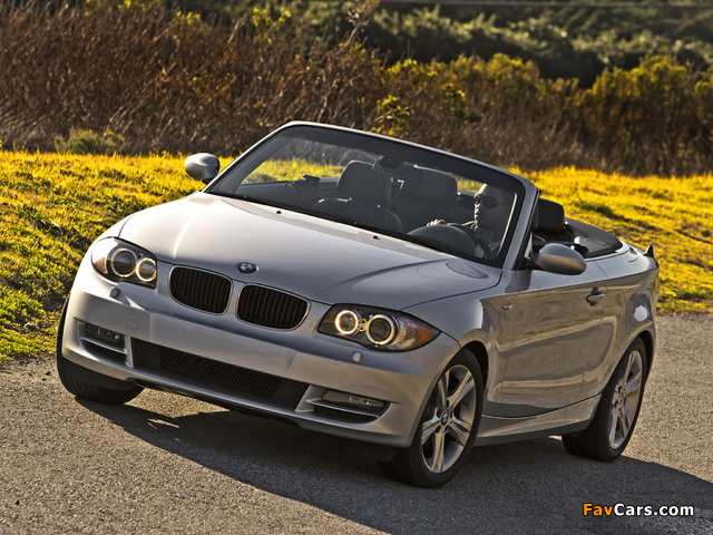 Images of BMW 128i Cabrio US-spec (E88) 2008–10 (640 x 480)