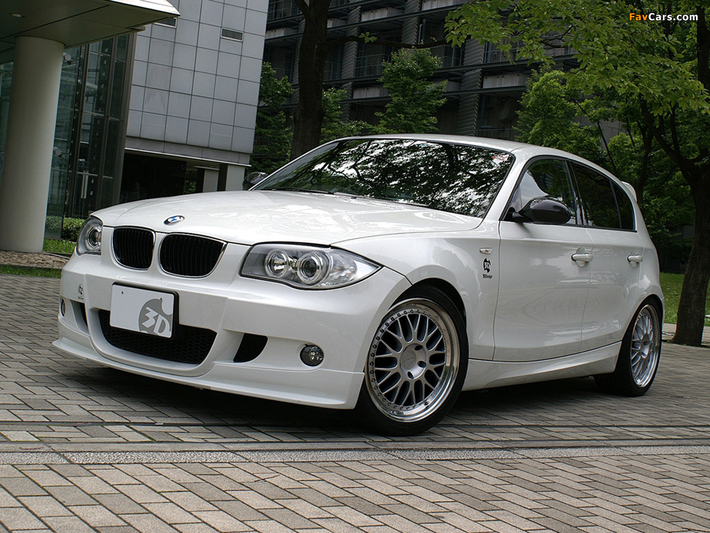 Images of 3D Design BMW 1 Series M Sports Package (E87) 2008–12 (1024 x 768)