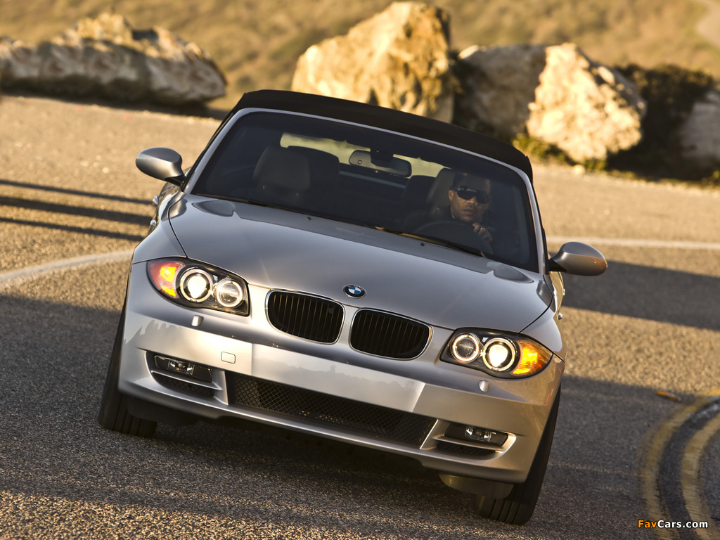Images of BMW 128i Cabrio US-spec (E88) 2008–10 (1024 x 768)