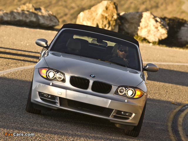 Images of BMW 128i Cabrio US-spec (E88) 2008–10 (640 x 480)