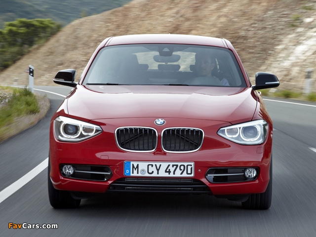 Images of BMW 118i 5-door Sport Line (F20) 2011 (640 x 480)