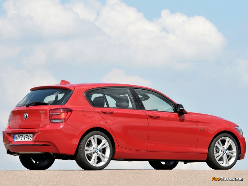 Images of BMW 118i 5-door Sport Line (F20) 2011 (800 x 600)