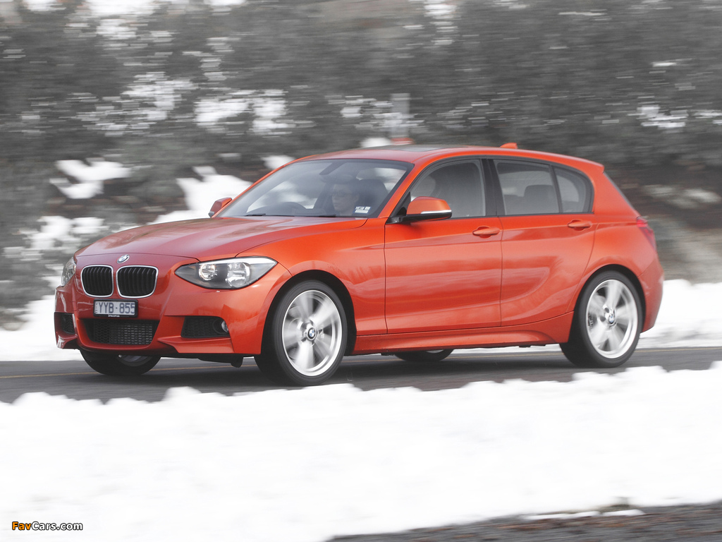 Images of BMW 125i 5-door M Sports Package AU-spec (F20) 2012 (1024 x 768)