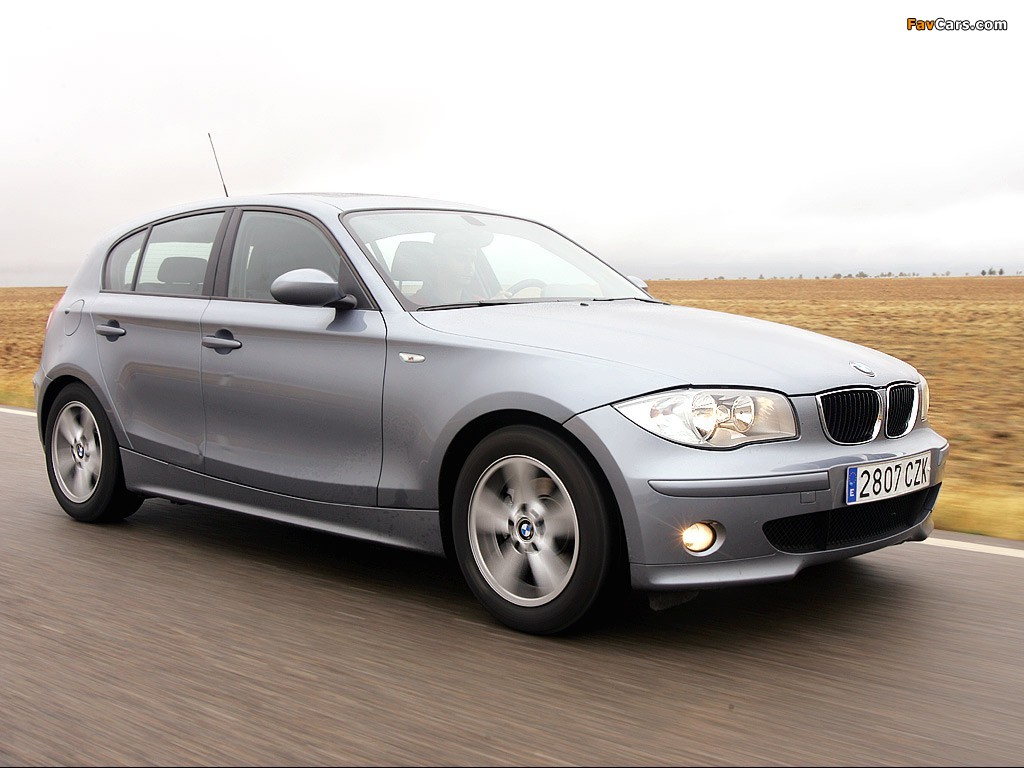 Photos of BMW 120d 5-door (E87) 2004–06 (1024 x 768)