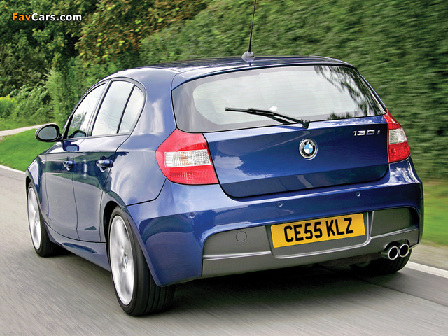 Photos of BMW 130i 5-door M Sports Package (E87) 2005 (640 x 480)