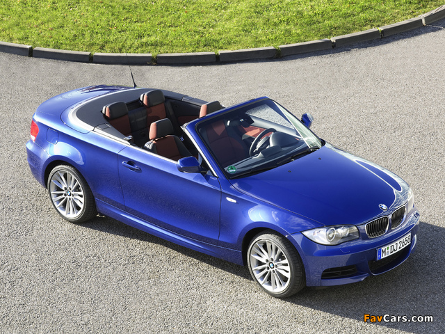 Photos of BMW 135i Cabrio (E88) 2008–10 (640 x 480)