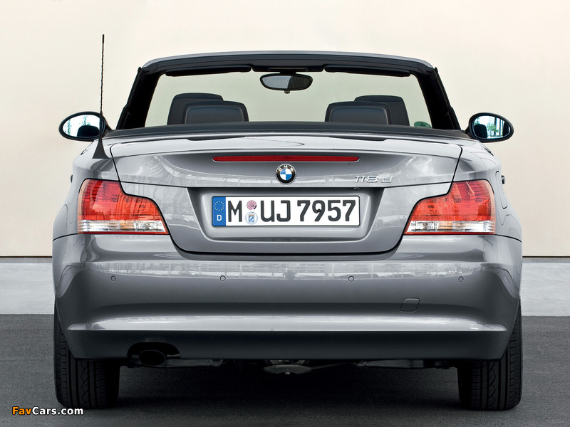 Photos of BMW 118d Cabrio (E88) 2008–10 (800 x 600)