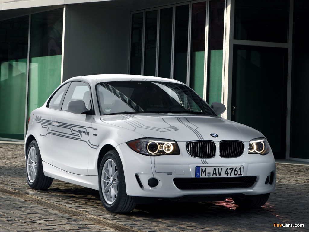 Photos of BMW 1 Series Coupe ActiveE Test Car (E82) 2011 (1024 x 768)
